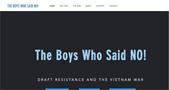 Desktop Screenshot of boyswhosaidno.com